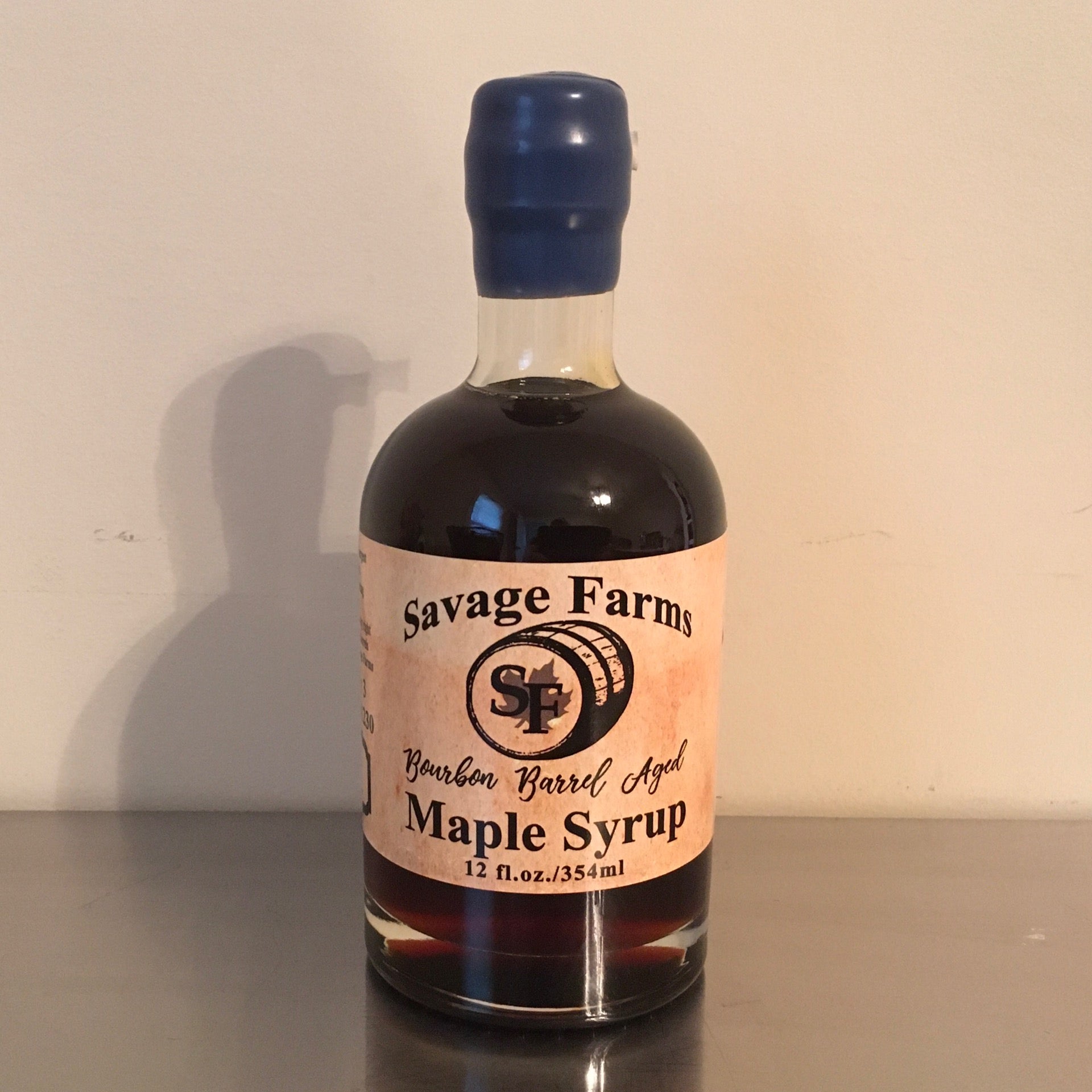 Savage Farms Bourbon Barrel Aged Maple Syrup The Market Hill View Farms